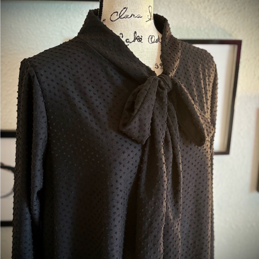 NEW! Custom Made Swiss Dot Swing Dress - Picture 2 of 2